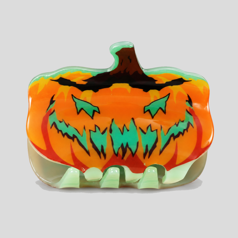 Halloween Ghost Pumpkin Claw Clips