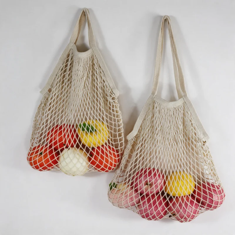 Pastel Hollow-out Mesh Shoulder Bag