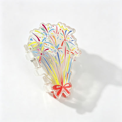Firework Claw Clip