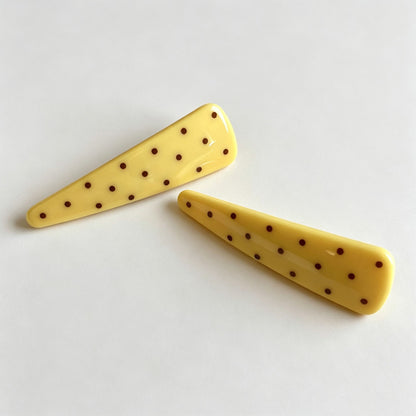 Polka Dot Side Hair Clips Set