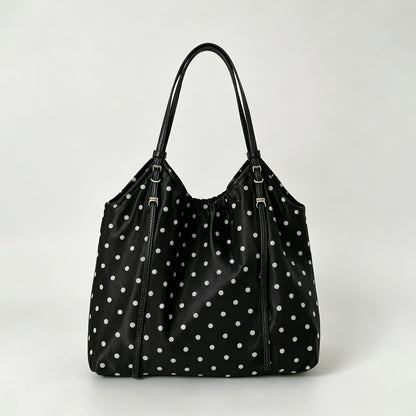 Polka Dot Drawstring Tote