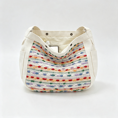Rainbow Stripe Shoulder Bag