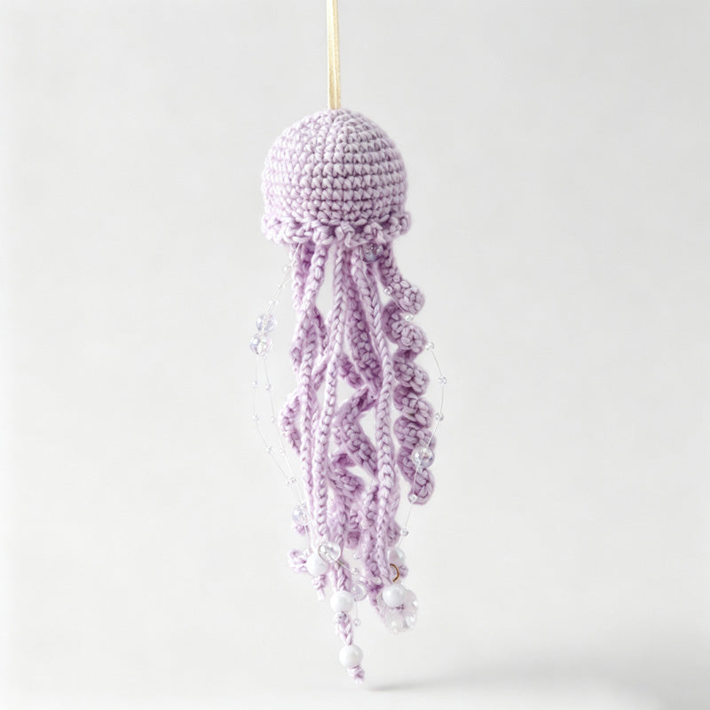Crochet Jellyfish Hanger Charm