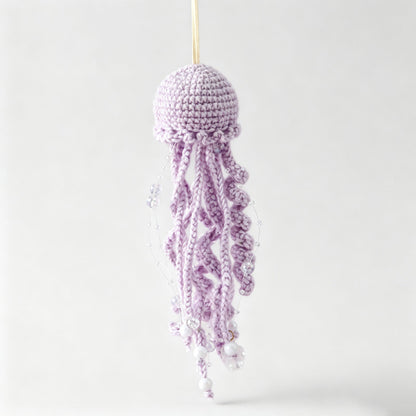 Crochet Jellyfish Hanger Charm