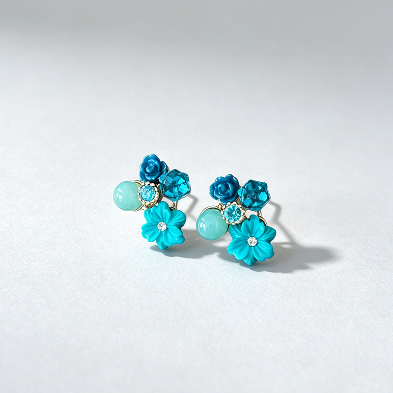 Elegant Luxury Blue Crystal St - Shopdayla Wholesale - #6674