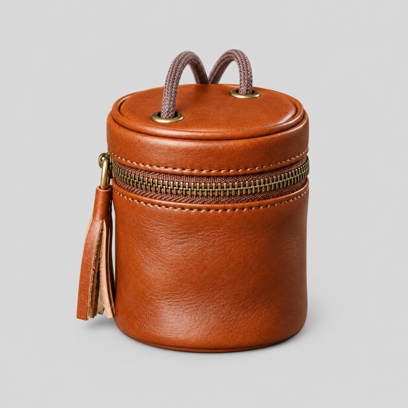 Barrel Shape Coin Storage Pouch