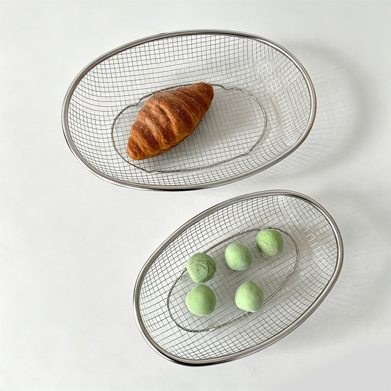 Stainless Steel Oval Drain Basket