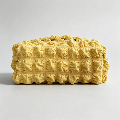 Bubble Grid Textured Fabric Tissue Storage Box