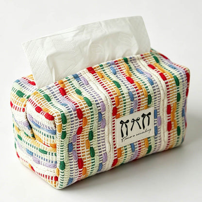 Colorful Tissue Box Cover