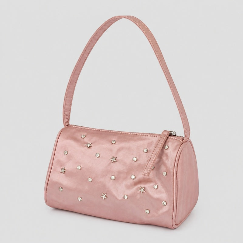 Pearl Stud Handle Bag