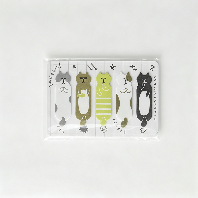 Translucent PET Cat Shape Index Tabs