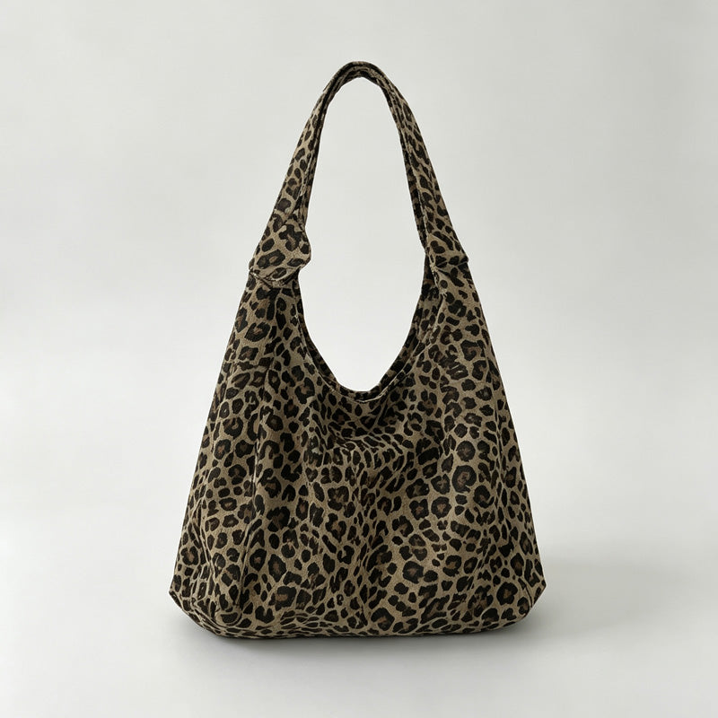 Leopard Print Market Tote