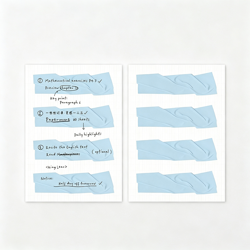 Decorative Non‑Sticky Memo Pad
