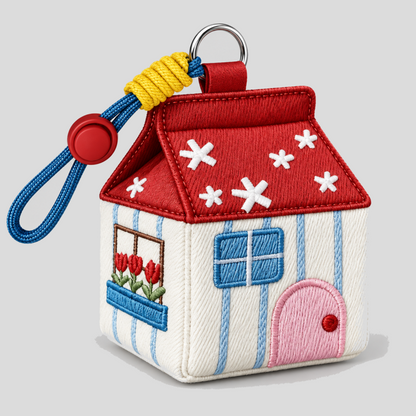 House Shaped Zipper Pouch