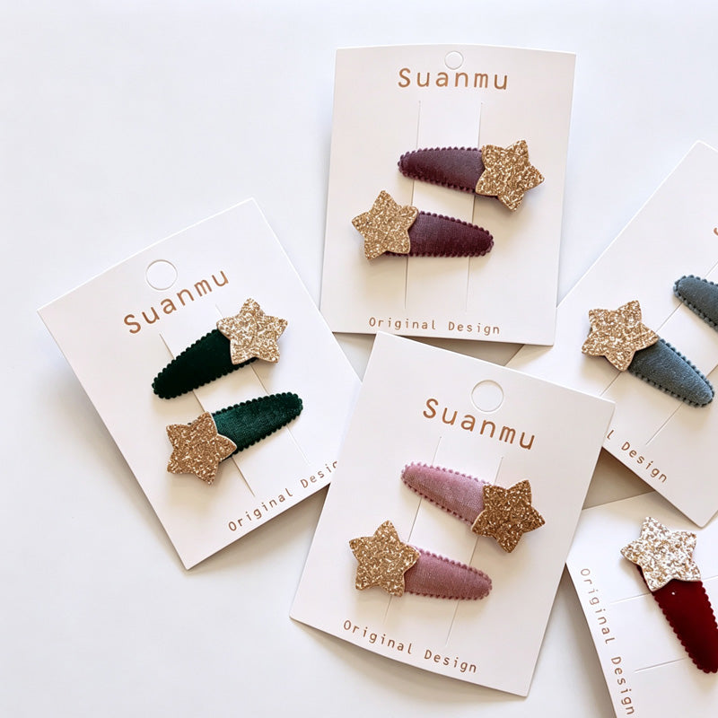 Velvet Star BB Hair Clips
