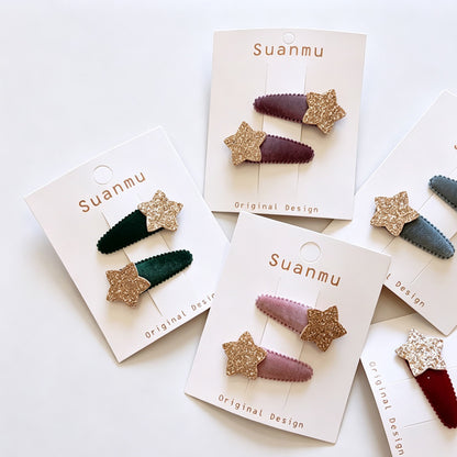 Velvet Star BB Hair Clips