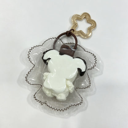 Mini Dog Squeeze Toy Keychain
