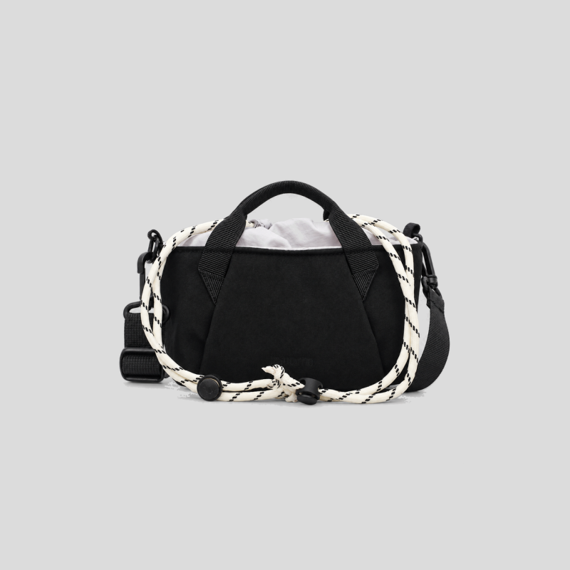 Drawstring Crossbody Handle Bag
