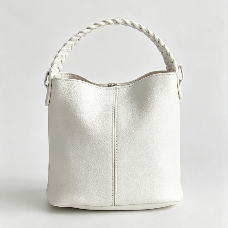 Color Block Bucket Handbag