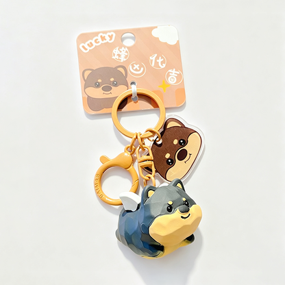 Winged Animal Figure Keychain