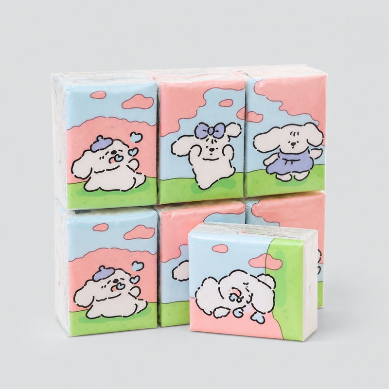 Pastel Sheep Pocket Tissues Set