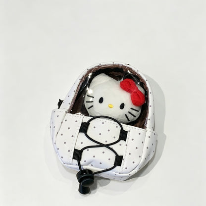 Polka Dots Print Pouch Bag Charm
