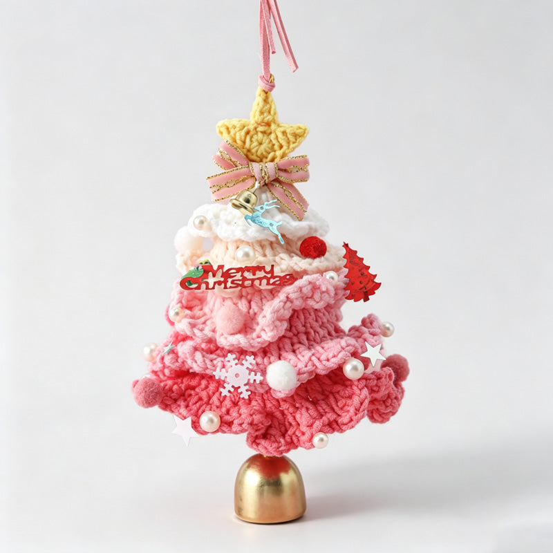 Snowy Christmas Tree Hanger Charm
