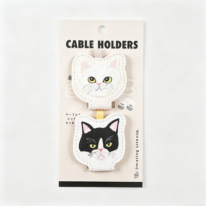 Print Snap Button Storage Cable Holder
