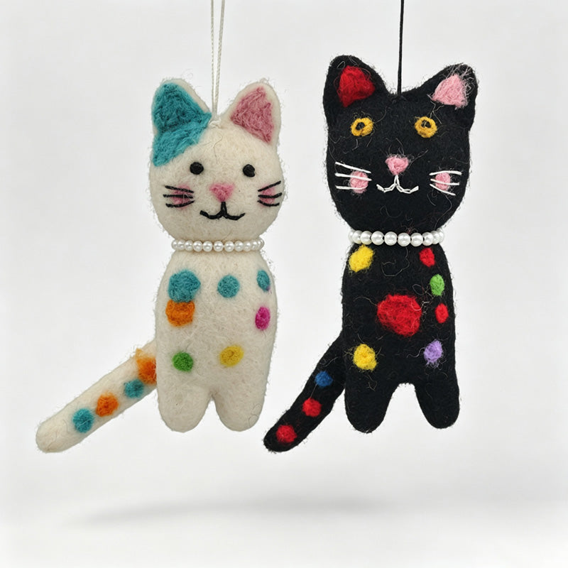 Felt Cat Hanging Charm
