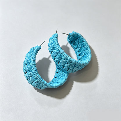 Modern Geometric Woven Hoop St - Shopdayla Wholesale - #7042
