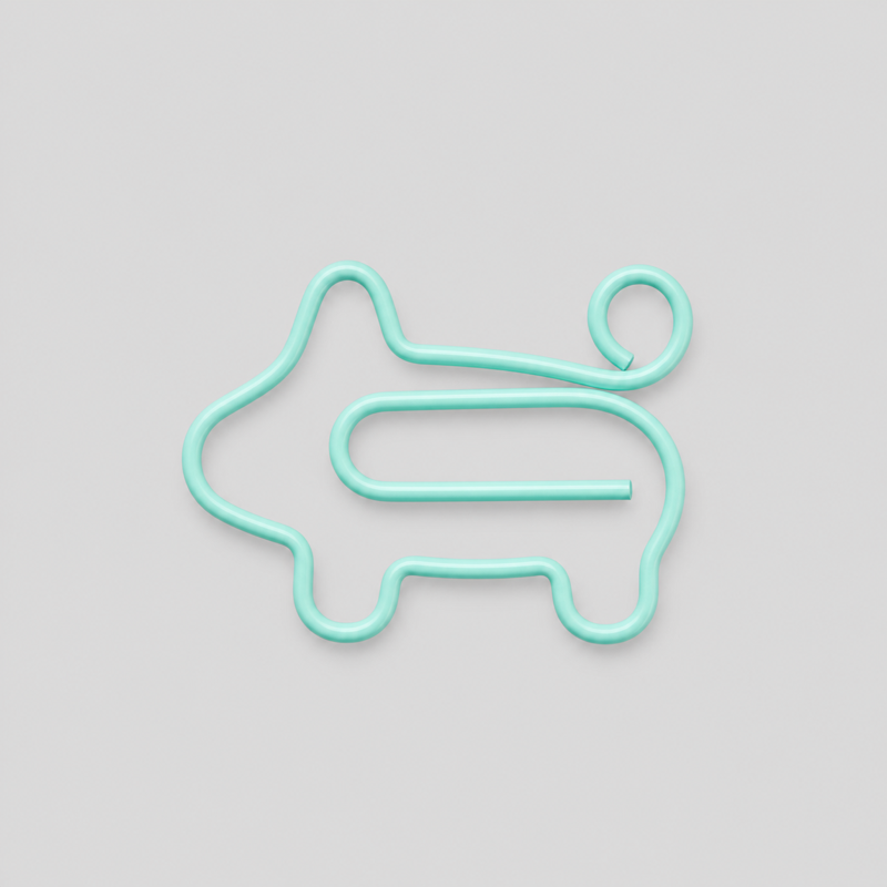 10PCS Creative Planet Star Shape Metal Paper Clips