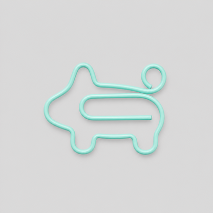 Metal Shape Bookmarks