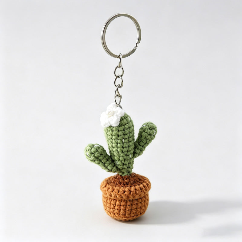 Mini Cactus Keychain
