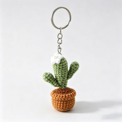 Mini Cactus Keychain