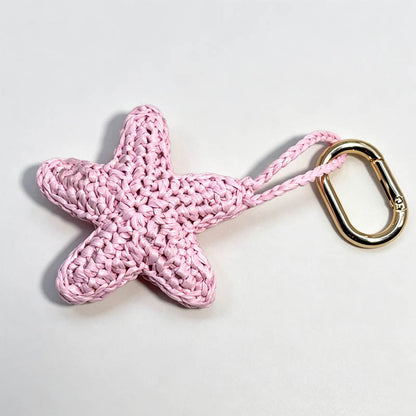 Crochet Starfish Bag Charm