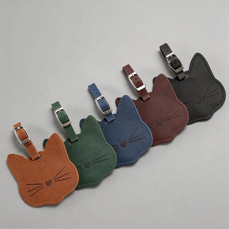 Cat Face Luggage Tag Suitcase - Shopdayla Wholesale - #2658
