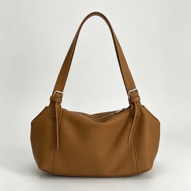 Soft PU Leather Shoulder Tote Bag