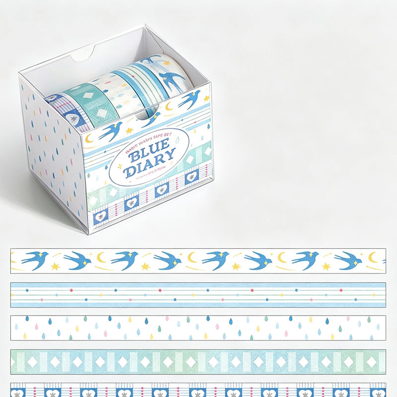Pastel Pattern Washi Tape Set