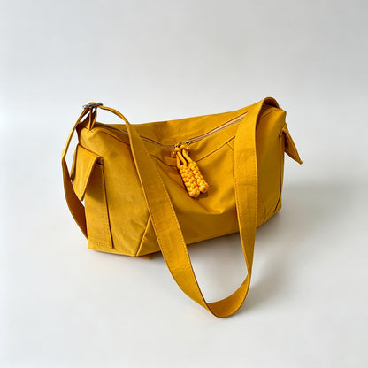 Canvas Drawstring Crossbody Bag