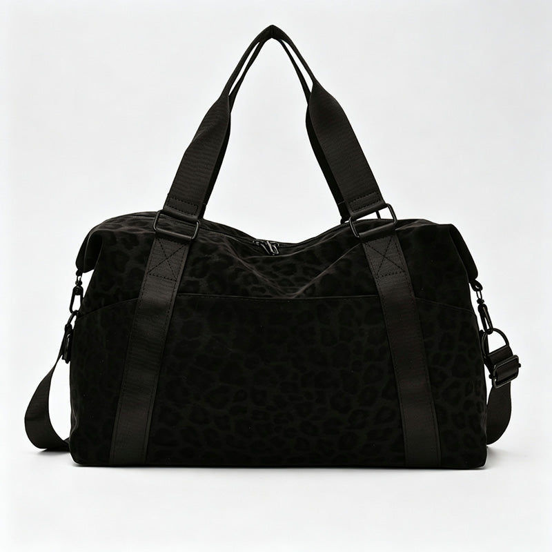 Leopard Travel Handle Bag