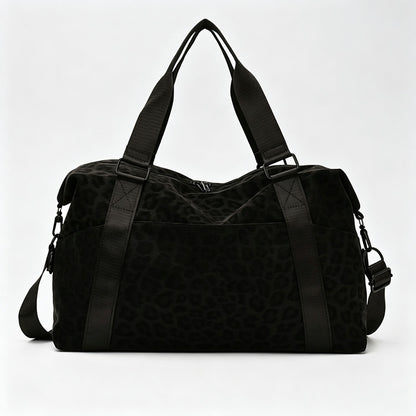 Leopard Travel Handle Bag