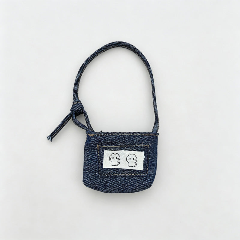 Mini Denim Doll Crossbody Bag