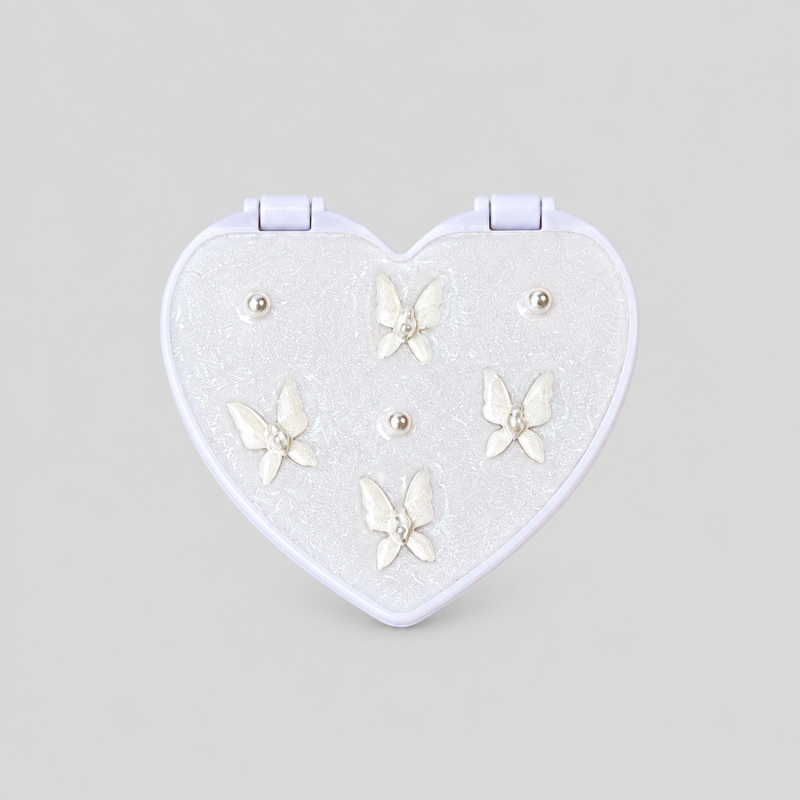Heart Shape Mirror Phone Charms