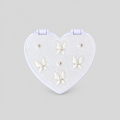 Heart Shape Mirror Phone Charms