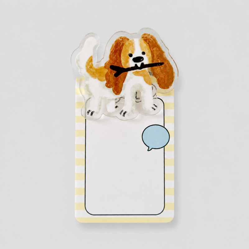 Transparent Dog Pattern Holding Clip