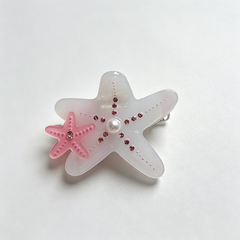 Ocean Star Conch Acrylic Hair Claw