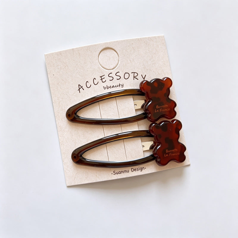 Tortoiseshell Acetate BB Hair Clips