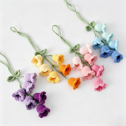 Knitted Lily of the Valley Hanger Charm