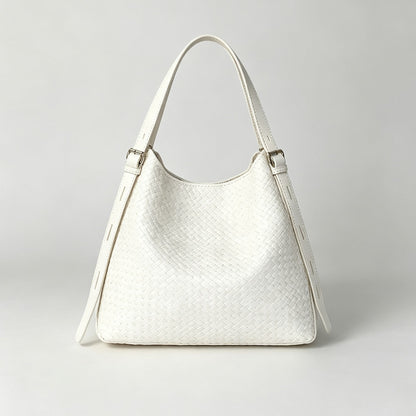 Textured Loop Shoulder Tote