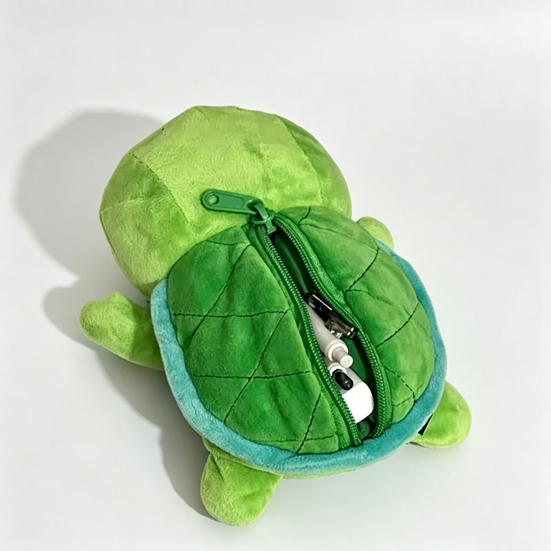 Plush Turtle Pencil Pouch